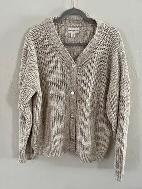 Indigo Luna Helga Cardigan Oat Size L/XL NWOT